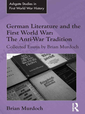 cover image of German Literature and the First World War